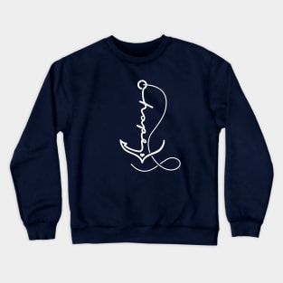 Christian Apparel Clothing Gifts - Hope Anchor Crewneck Sweatshirt